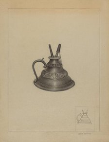 Lamp, c. 1936. Creator: Louis Annino.