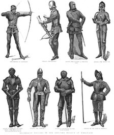 'Historical Figures in the Rotunda Museum at Woolwich; Showing the use of Armour, 1890. Creator: Unknown.