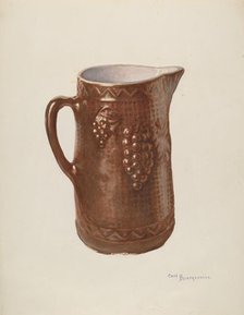 Pitcher, 1940. Creator: Carl Buergerniss.