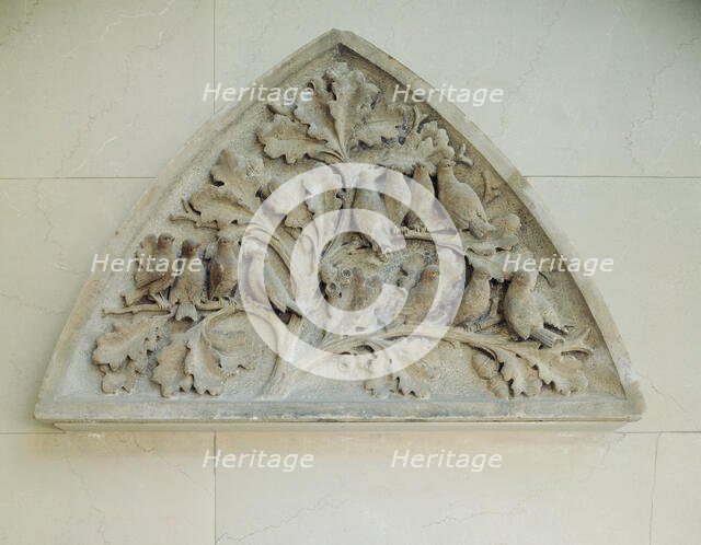 E. W. Blatchford Residence: Lunette Depicting Autumn, c. 1875/77. Creator: Peter Bonnett Wight.