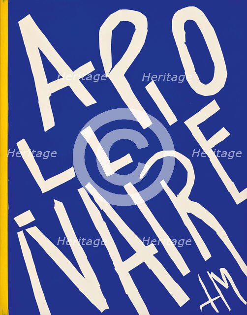 Cover of "Apollinaire" by André Rouveyre, 1952. Creator: Matisse; Henri (1869-1954).