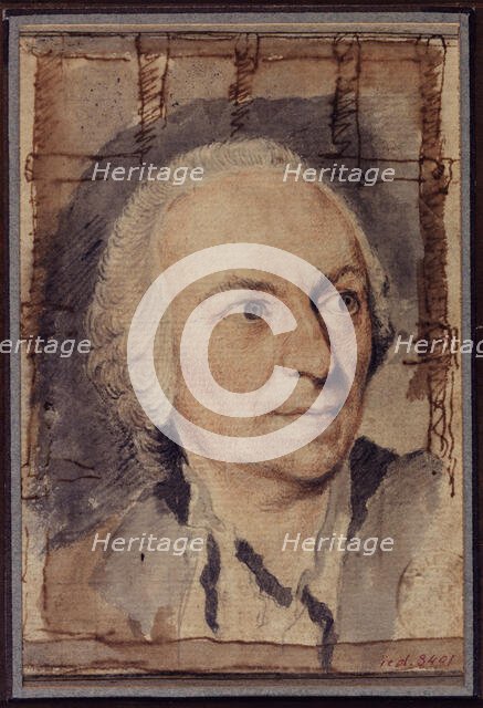 Portrait of Henri Masers de Latude (1725-1805), Late 18th cent. Creator: Anonymous.