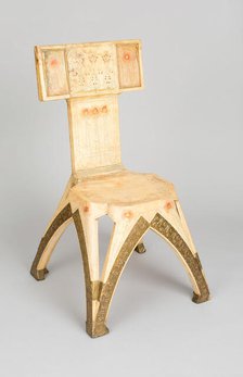 Eiffel Tower Chair, France, 1902. Creator: Carlo Bugatti.