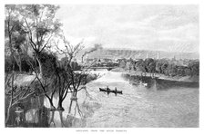 'Adelaide, from the River Torrens', 1886. Artist: Unknown