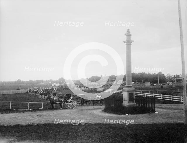 Wolfe's Monument, Plains of Abraham, Quebec, (1901?). Creator: Unknown.