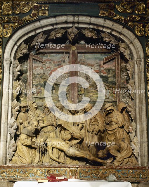 Mondragon Chapel or Chapel of Piety, Cathedral of Santiago, Santiago de Compostela, Spain, 2008.  Creator: LTL.