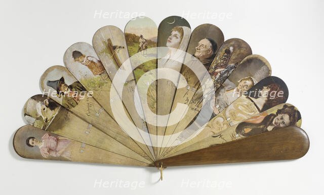 Brisé Fan, 1899. Creator: Unknown.