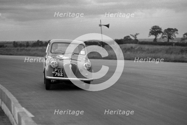 Austin A35 at 750 MC 6 hour relay race Silverstone 1957 Artist: Unknown.