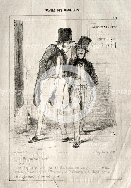 Revers des Médailles, 1842. Creator: Paul Gavarni (French, 1804-1866).