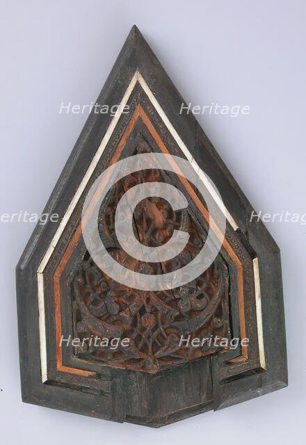 Panel from a Minbar, Egypt, 13th-14th century. Creator: Unknown.