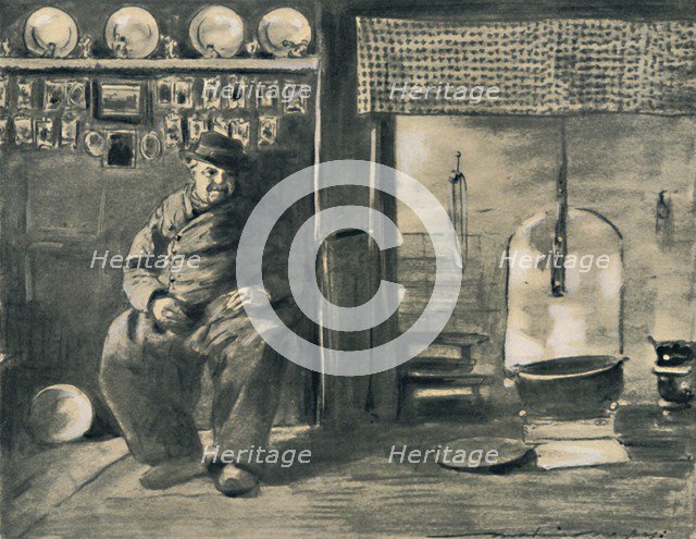 'A Provincial Interior', 1903. Artist: Mortimer L Menpes.