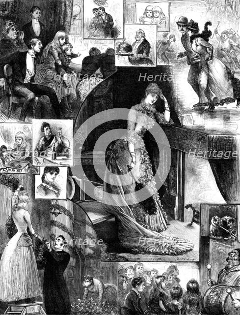 Fireside Fancies, drawn by Hal Ludlow, 1883. Creator: Unknown.