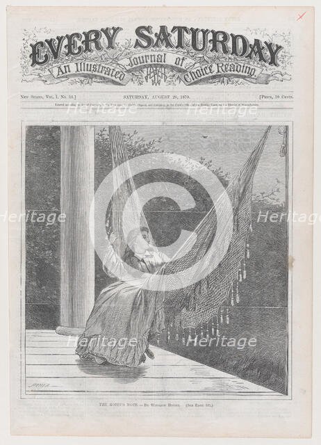 The Robin's Note (Every Saturday, Vol. I, New Series), August 20, 1870. Creator: Unknown.