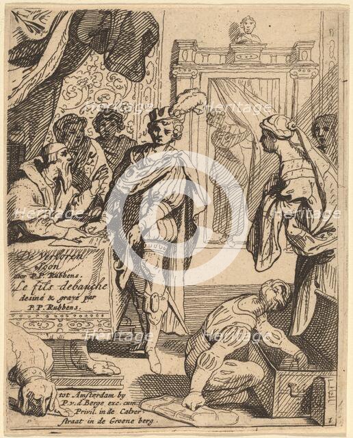 The Prodigal Son Receiving His Patrimony. Creator: Theodoor van Thulden.