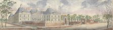 The House in Honselaersdijk and surroundings, can be seen across the forecourt, 1640-1649. Creator: Abraham Beerstraten.