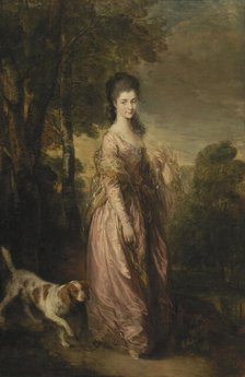 Portrait of Elisabeth Lowndes-Stone, née Garth, c1775. Creator: Gainsborough, Thomas (1727-1788).