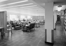 Lamont Library, Harvard University, Cambridge, Massachusetts, 1949. Creator: Gottscho-Schleisner, Inc.