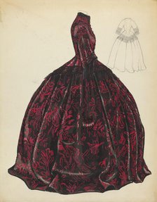 Dress, 1935/1942. Creator: Dorothy Gernon.