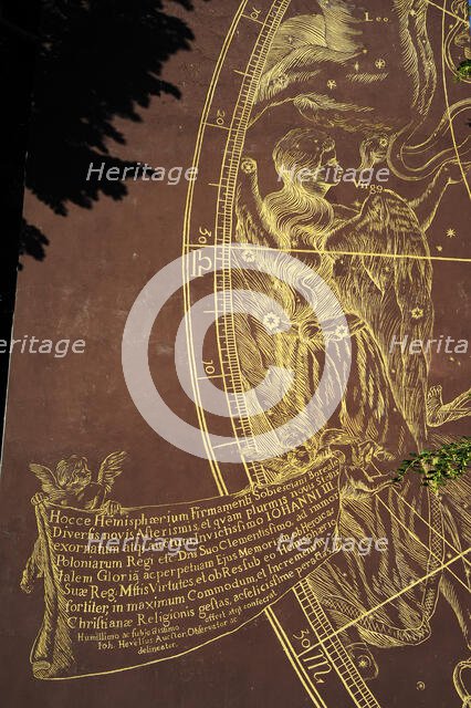 Map of the Northern Sky according to Johannes Hevelius, Gdansk, Poland, 2015.  Creator: Unknown.