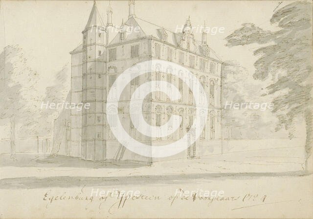 Ypestein Castle in Heiloo, 1724. Creator: Abraham Meyling.