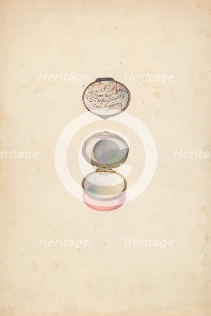 Epaulette Box, c. 1936. Creator: Cornelius Frazier.