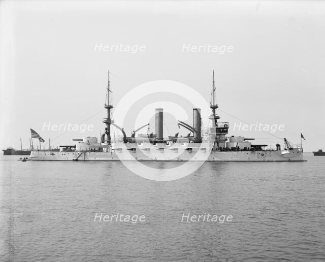 U.S.S. Kearsarge, 1900 Apr 8. Creator: Unknown.