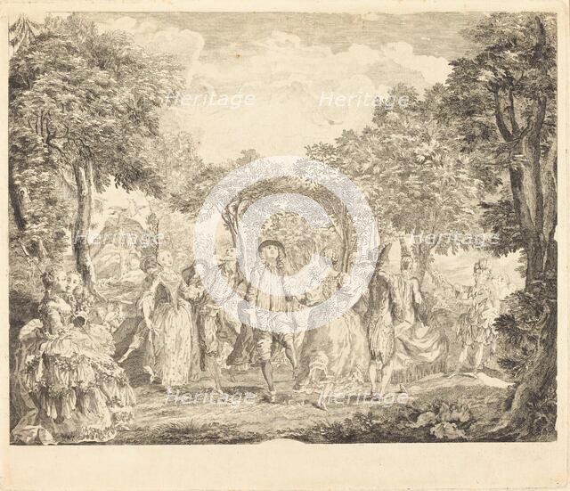 Ballet at the Opera, 1761. Creator: Pierre François Basan.