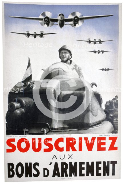 'Subscribe for War Bonds', 1939.  Artist: Pierre Lagarrigue