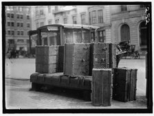 Packing Trunks, between 1909 and 1914. Creator: Harris & Ewing.