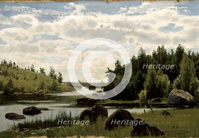 Summer greenery, 1870-1880. Creator: Fanny Churberg.