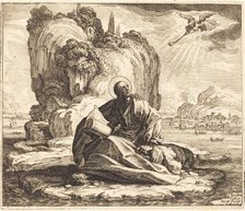 Saint John on the Isle of Patmos, 1625. Creator: Jacques Callot.