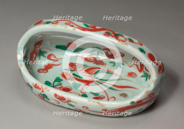 Basket Dish, late 18th- early 19th century. Creator: Okuda Eisen (Japanese, 1753-1811).