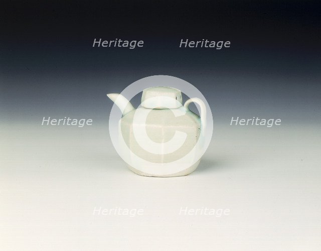 Qingbai water pot and cover, Late Northern Song dynasty, China, c1100 AD. Artist: Unknown