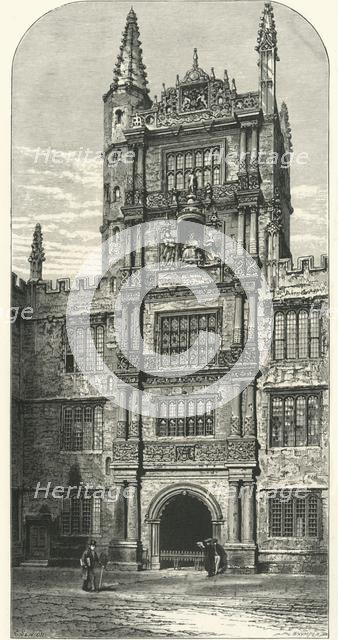 'Tower in the Schools' Quadrangle', c1870.