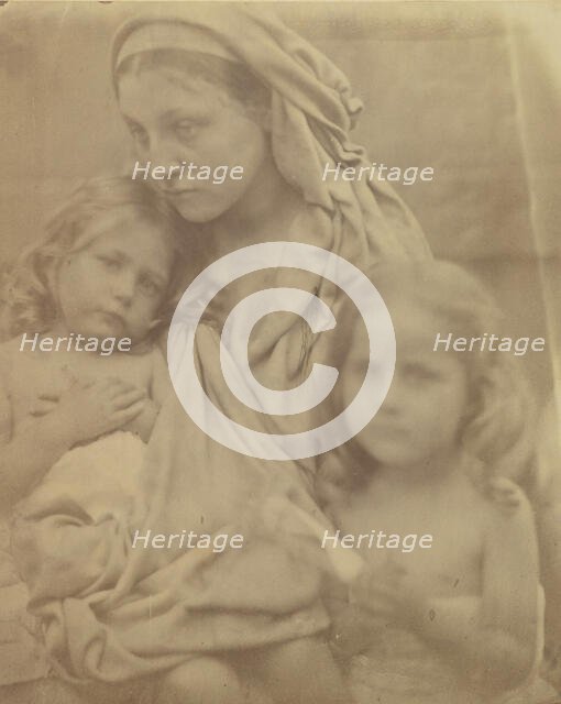 The Madonna Penserosa, 1864. Creator: Julia Margaret Cameron.