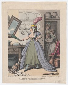 Who's Mistress Now?, June 25, 1802., June 25, 1802. Creator: Thomas Rowlandson.