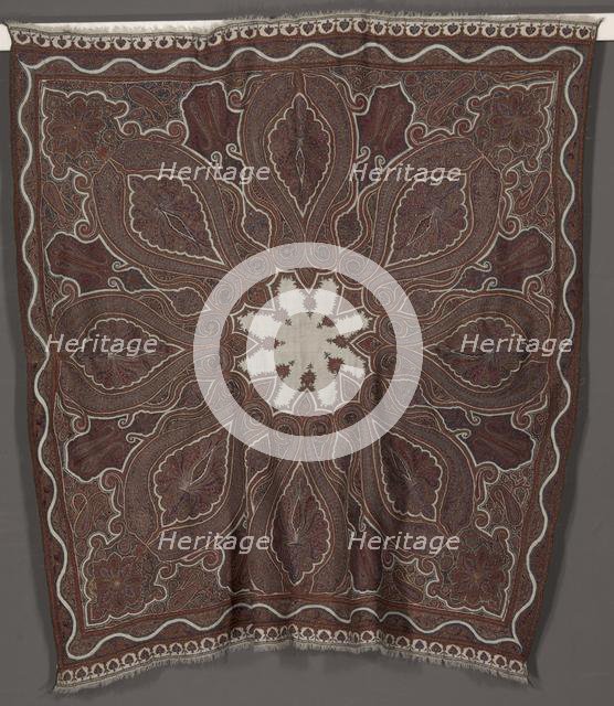 Square Shawl ( "amli"), 1800s. Creator: Unknown.