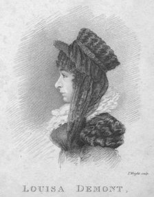 'Louisa Demont', c1820. Creator: Thomas Wright.
