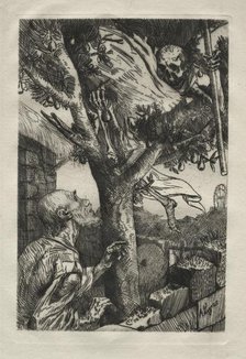 La mort dans le piorier. Creator: Alphonse Legros (French, 1837-1911).