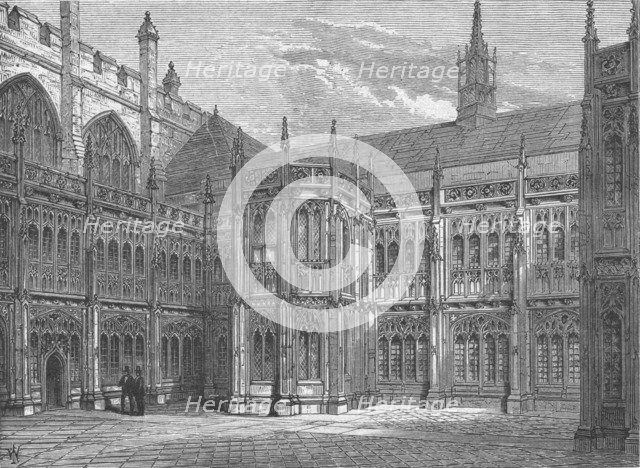 St Stephen's Cloisters, 1897. Artist: Unknown.