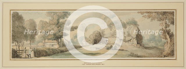 Newtown, Old Church, Isle Of Wight, c1790-98. Creator: Thomas Rowlandson.