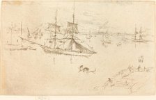 Lagoon: Noon, 1879/1880. Creator: James Abbott McNeill Whistler.