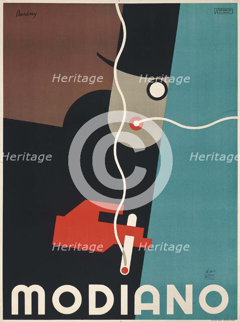 Modiano Cigarette Papers, 1929. Creator: Berény, Róbert (1887-1953).