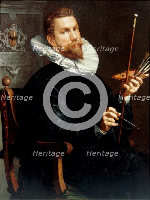 Self-portrait, 1601. Artist: Wtewael, Joachim (1566-1638)