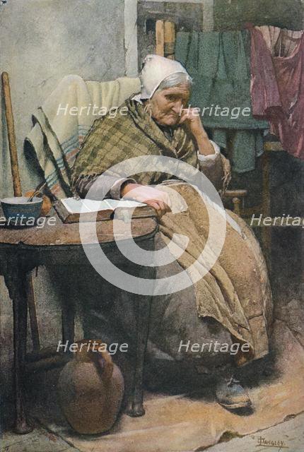 'An Old Cornish Woman', c1880, (1906). Creator: Walter Langley.