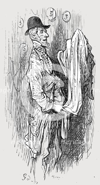 'The Old Clothesman', 1872.  Creator: Gustave Doré.