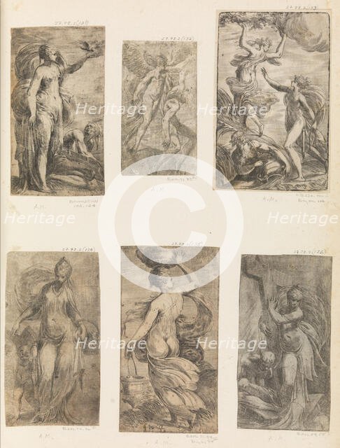 Apollo and Daphne, ca. 1538-40 (?). Creator: Andrea Schiavone.