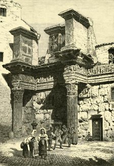 'Ruins of Part of Nerva's Forum, Rome', 1890.   Creator: Unknown.
