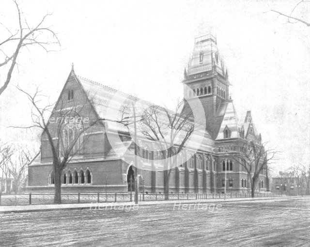 Memorial Hall, Cambridge, Massachusetts, USA, c1900.  Creator: Unknown.