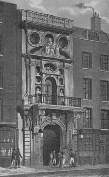 Mercers' Hall, Cheapside, City of London, c1830 (1911). Artist: Sandell Ltd.